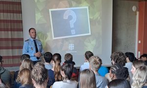 … Vortrag des Jugendoffiziers der Bundeswehr